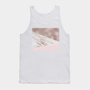 Lilac Lemonade - rose gold marble Tank Top